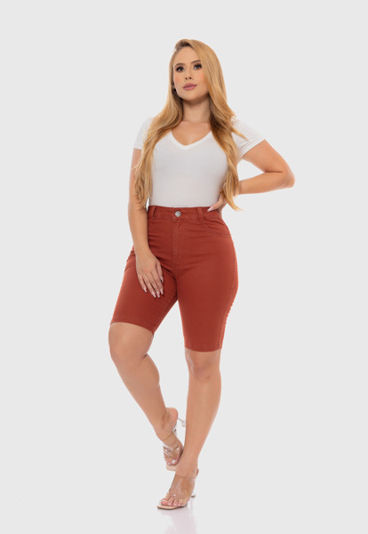 Bermuda Feminina 7883 Terra