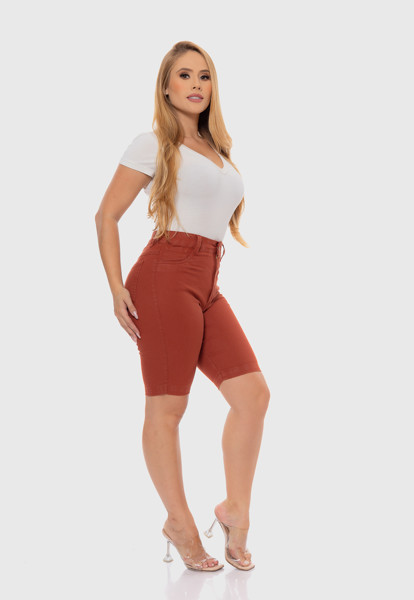 Bermuda Feminina 7883 Terra