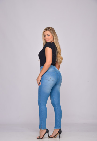 Calça Jeans 7917 Azul Claro Bella Canvas