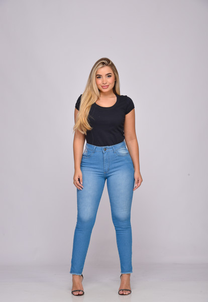 Calça Jeans 7917 Azul Claro Bella Canvas