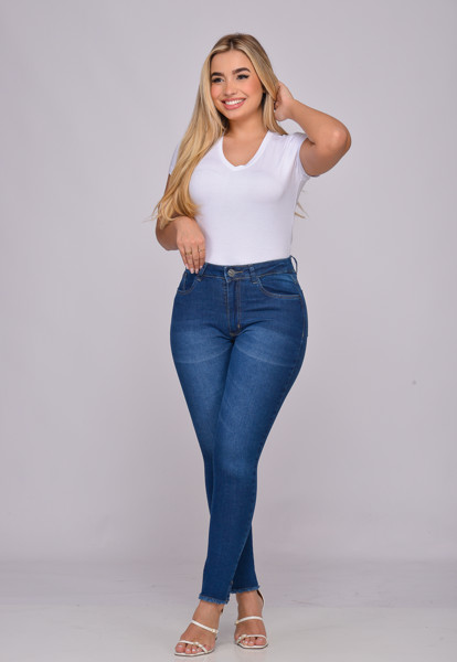 Calça Jeans 7917 Azul Escuro Bella Canvas