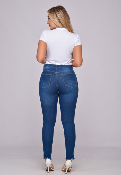 Calça Jeans 7917 Azul Escuro Bella Canvas