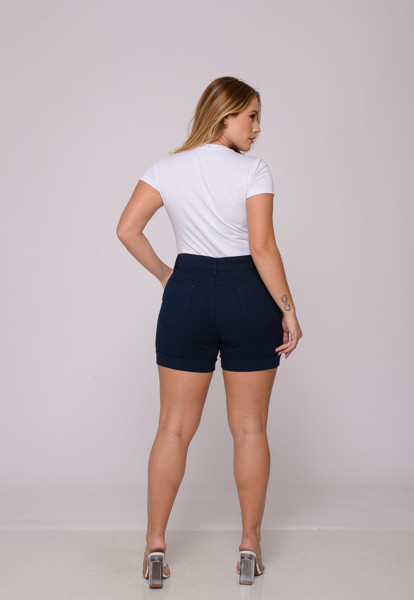 Shorts Feminino 7925 Azul Marinho