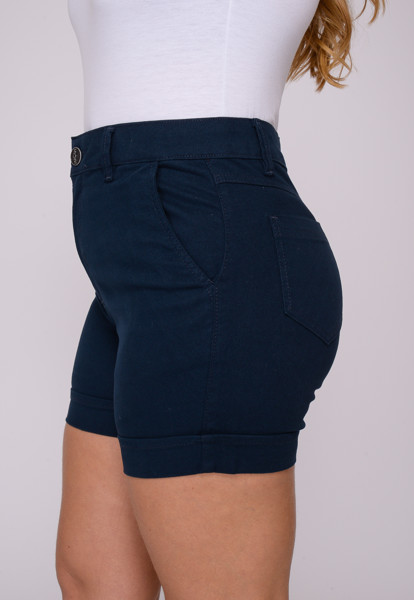 Shorts Feminino 7925 Azul Marinho