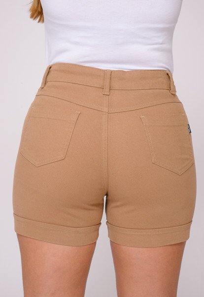 Shorts Feminino 7925 Caqui