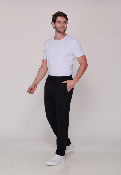 Calça Macaw 7927 Preto Moletom