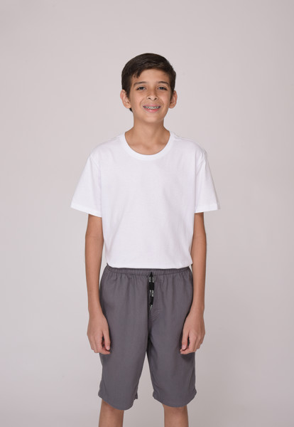 Bermuda Juvenil 7932 Cinza