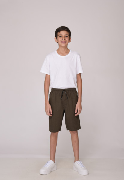 Bermuda Juvenil 7932 Verde Musgo