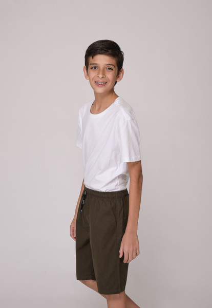 Bermuda Juvenil 7932 Verde Musgo