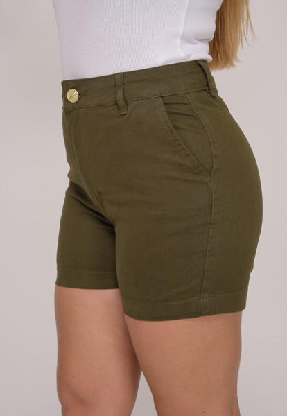 Shorts Feminino 7933 Verde Musgo