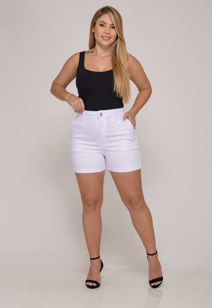 Shorts Feminino 7934 Branco