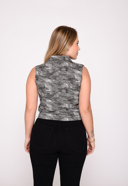 Colete Feminino 7953 Assimetrico