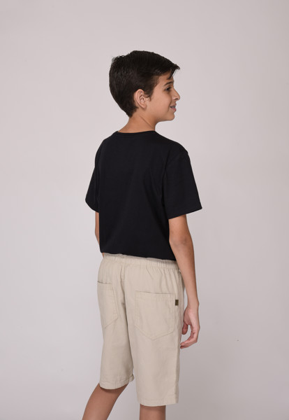 Bermuda Juvenil 7932 Bege Claro Cor:bege Claro;tamanho:p