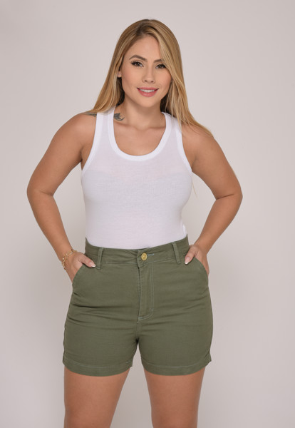 Shorts Feminino 7933 Aspen Green