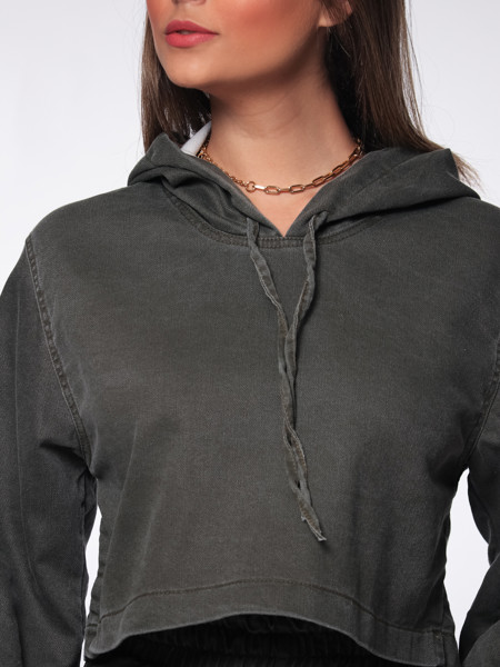 Blusa Cropped 7896 Verde