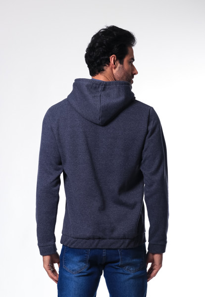 Blusa Moletom 7892 Azul Mescla