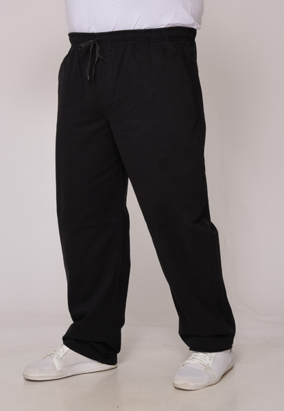 Calça Macaw 7911 Preto Plus Size Sarja