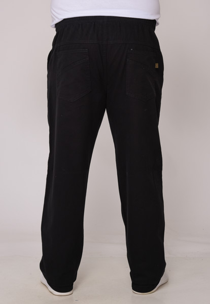 Calça Macaw 7911 Preto Plus Size Sarja