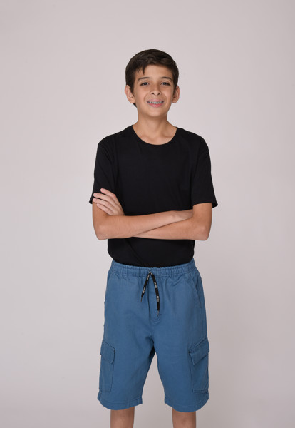 Bermuda Juvenil 7908 Azul Celeste