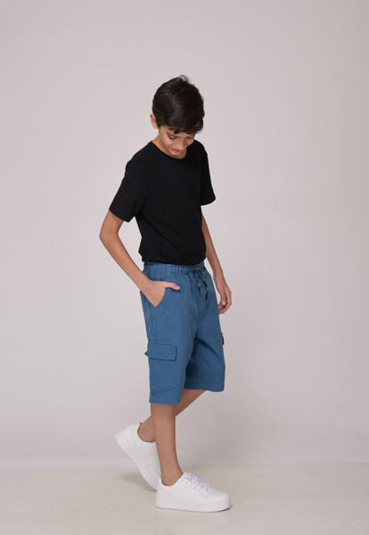 Bermuda Juvenil 7908 Azul Celeste