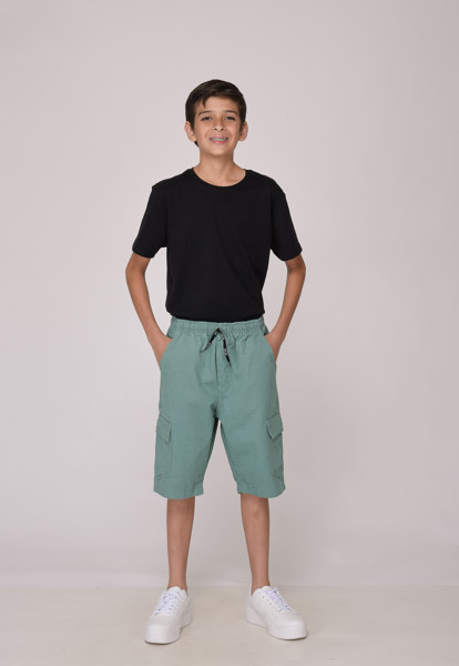 Bermuda Juvenil 7908 Verde Menta Cor:verde Menta;tamanho:p