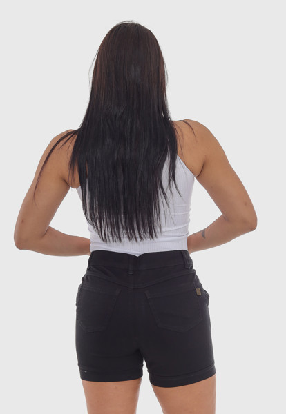 Shorts Feminino 7925 Preto Cor:preto;tamanho:36