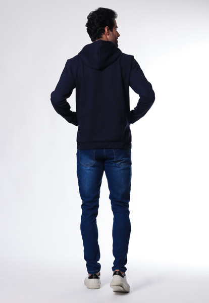 Blusa Moletom 7892 Azul Cor:azul;tamanho:m