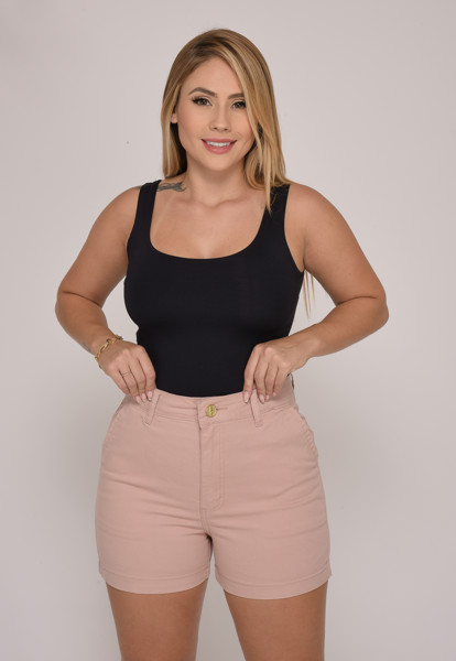 Shorts Feminino 7933 Nude Cor:nude;tamanho:36