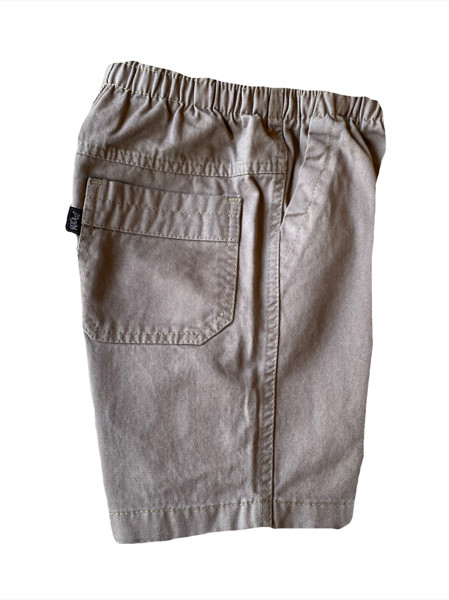 Bermuda 7534 Tiger Bege Escuro Infantil Cor:bege;tamanho:g