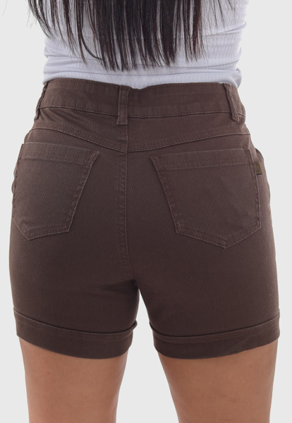 Shorts Feminino 7925 Marron Cor:marron;tamanho:36