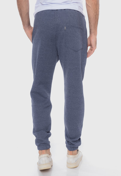 Calça Macaw 7859 Mescla Azul Moletom