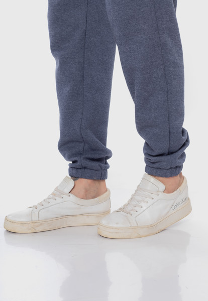 Calça Macaw 7859 Mescla Azul Moletom