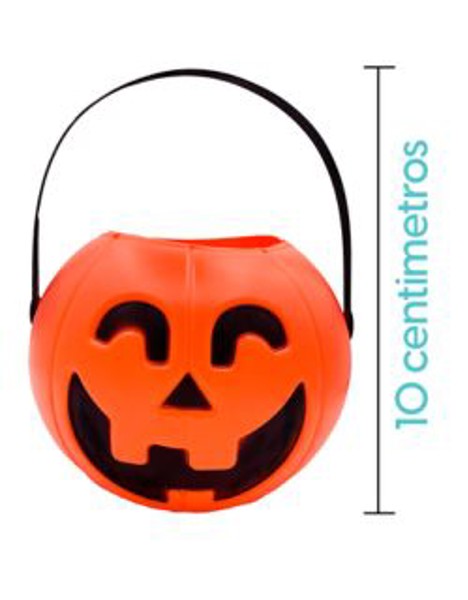 Baldebóbora 2 (12 Unidades) Balde De Abobora De Halloween