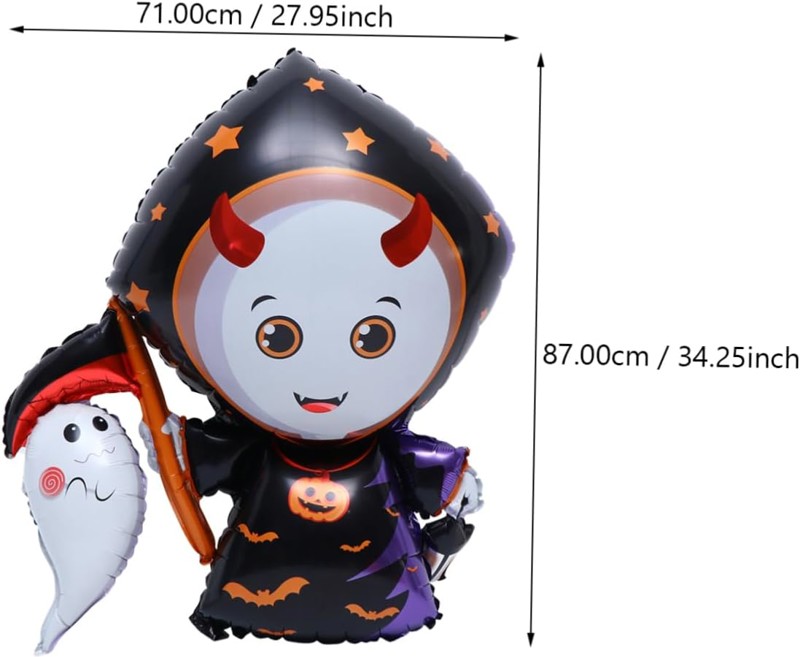 Balão Bruxinha Vampira Balão Decoração De Halloween 50 Unidd