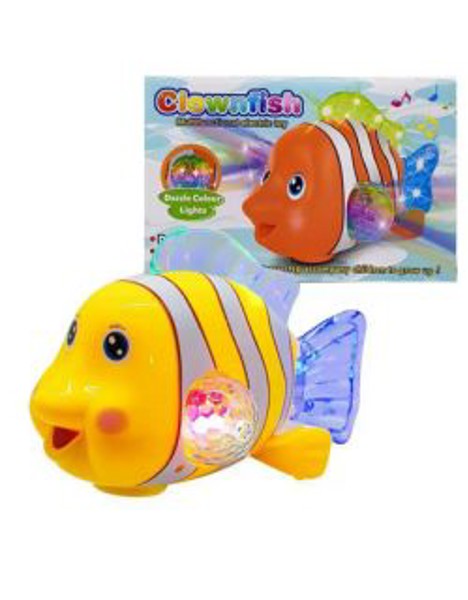 Brinca Brilha Peixe - Com Som E Luz (1 Unidade)