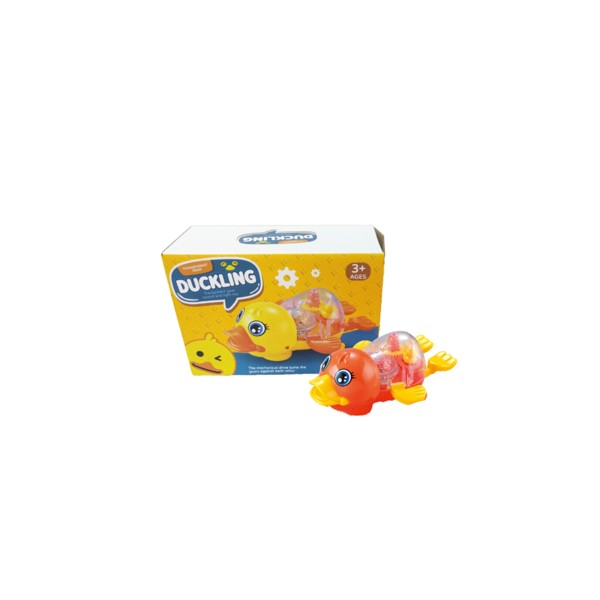 Brinca Brilha Pato - Com Luzes (1 Unidade) - Amarelo