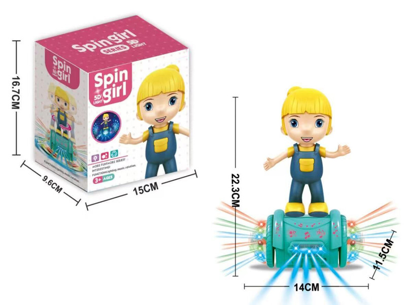 Brinca Brilha Menina - Com Luz (1 Unidade)