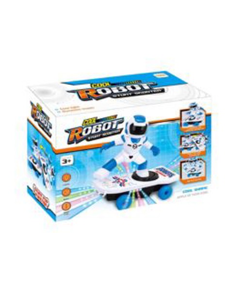 Brinca Brilha Skate Robô - Com Luz (1 Unidade)