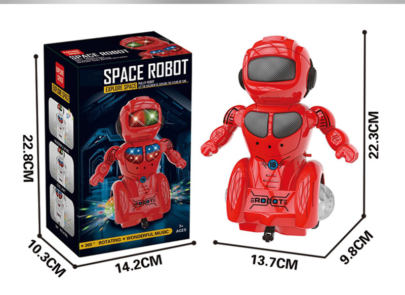 Brinca Brilha Robô 2 - Com Luz  (1 Unidade)