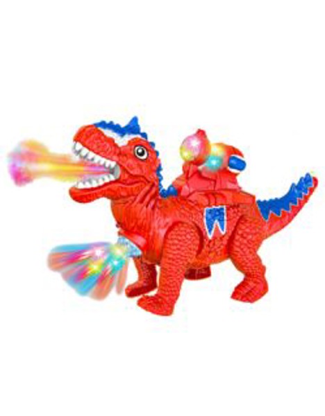 Brinca Brilha Robô Dinossauro-  Com Luzes (1 Unidade) - Vermelho