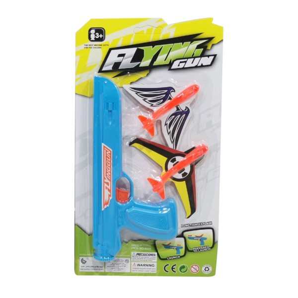 Voa Dardos - Brinquedo Lançador De Dardos - Azul