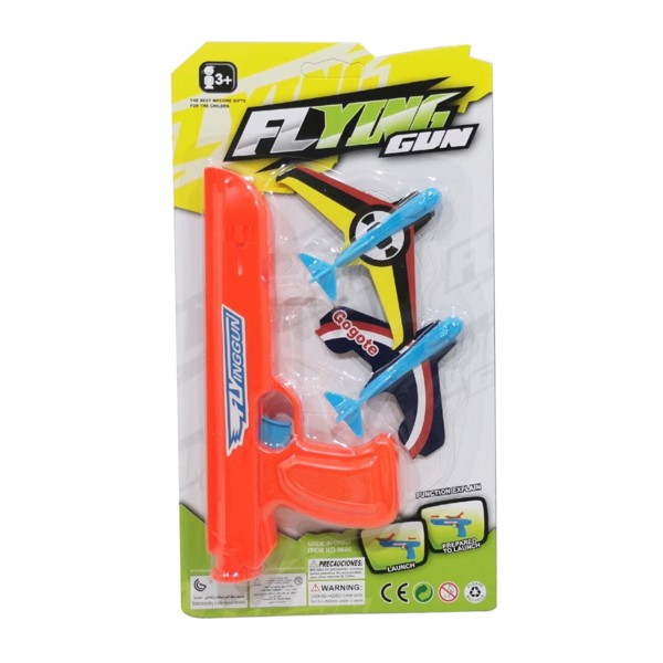 Voa Dardos - Brinquedo Lançador De Dardos - Laranja