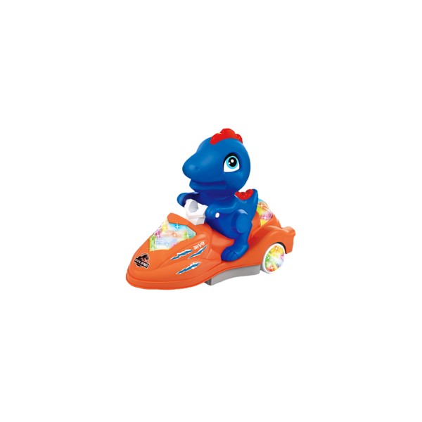 Brinca Brilha Passeio Dinossauro Com Jet-ski  (1 Unidade) - Azul