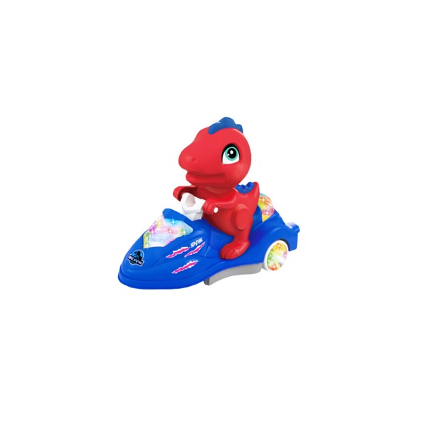 Brinca Brilha Passeio Dinossauro Com Jet-ski  (1 Unidade) - Azul