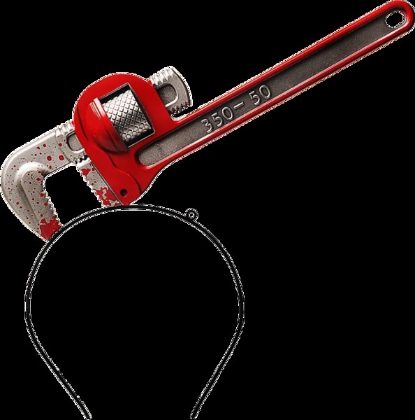 Arquinho Tiara Halloween Com Chave