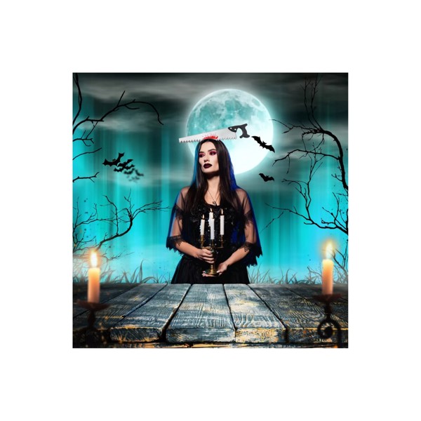 Arquinho Tiara Halloween Com Machadinho