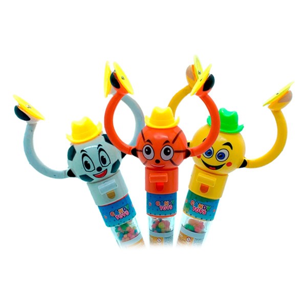 Bate Prato Bola: Boneco Bola C/ Balinhas Tutti Frutti 12 Uni