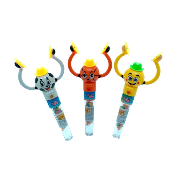 Bate Prato Bola: Boneco Bola C/ Balinhas Tutti Frutti 12 Uni