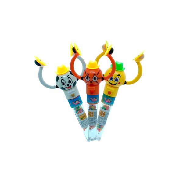 Bate Prato Bola: Boneco Bola C/ Balinhas Tutti Frutti 12 Uni