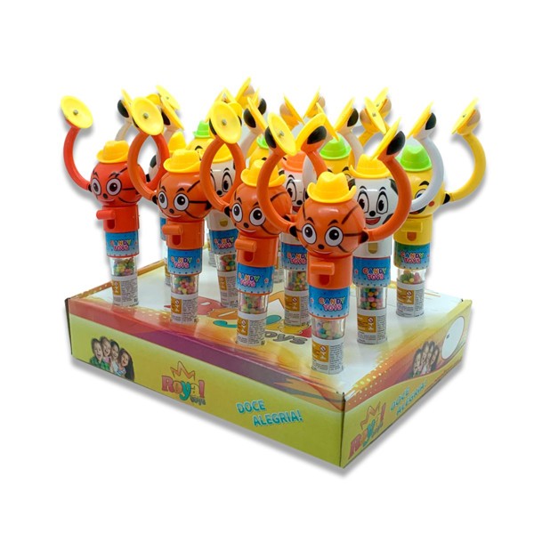 Bate Prato Bola: Boneco Bola C/ Balinhas Tutti Frutti 12 Uni